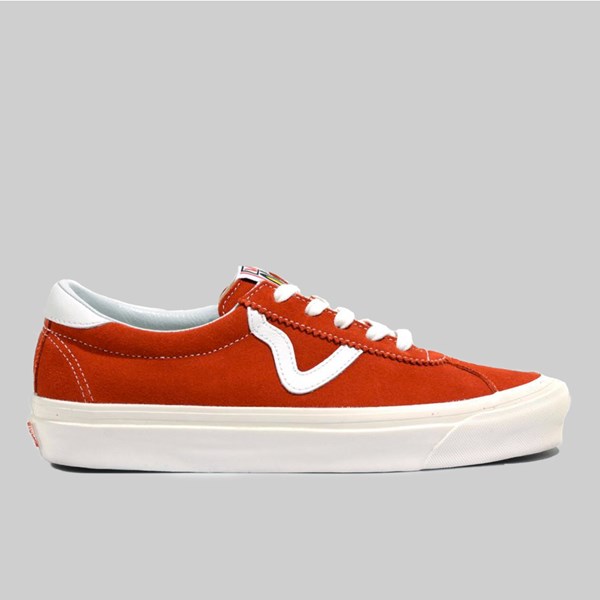 VANS STYLE 73 DX ANAHEIM FACTORY OG RED SUEDE 